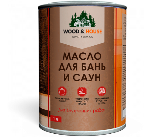 Приобрести МАСЛО ДЛЯ БАНЬ И САУН WOOD & HOUSE в Евпатории, Республика Крым