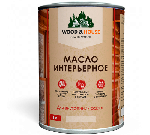 Заказать МАСЛО ИНТЕРЬЕРНОЕ WOOD & HOUSE в Евпатории, Республика Крым